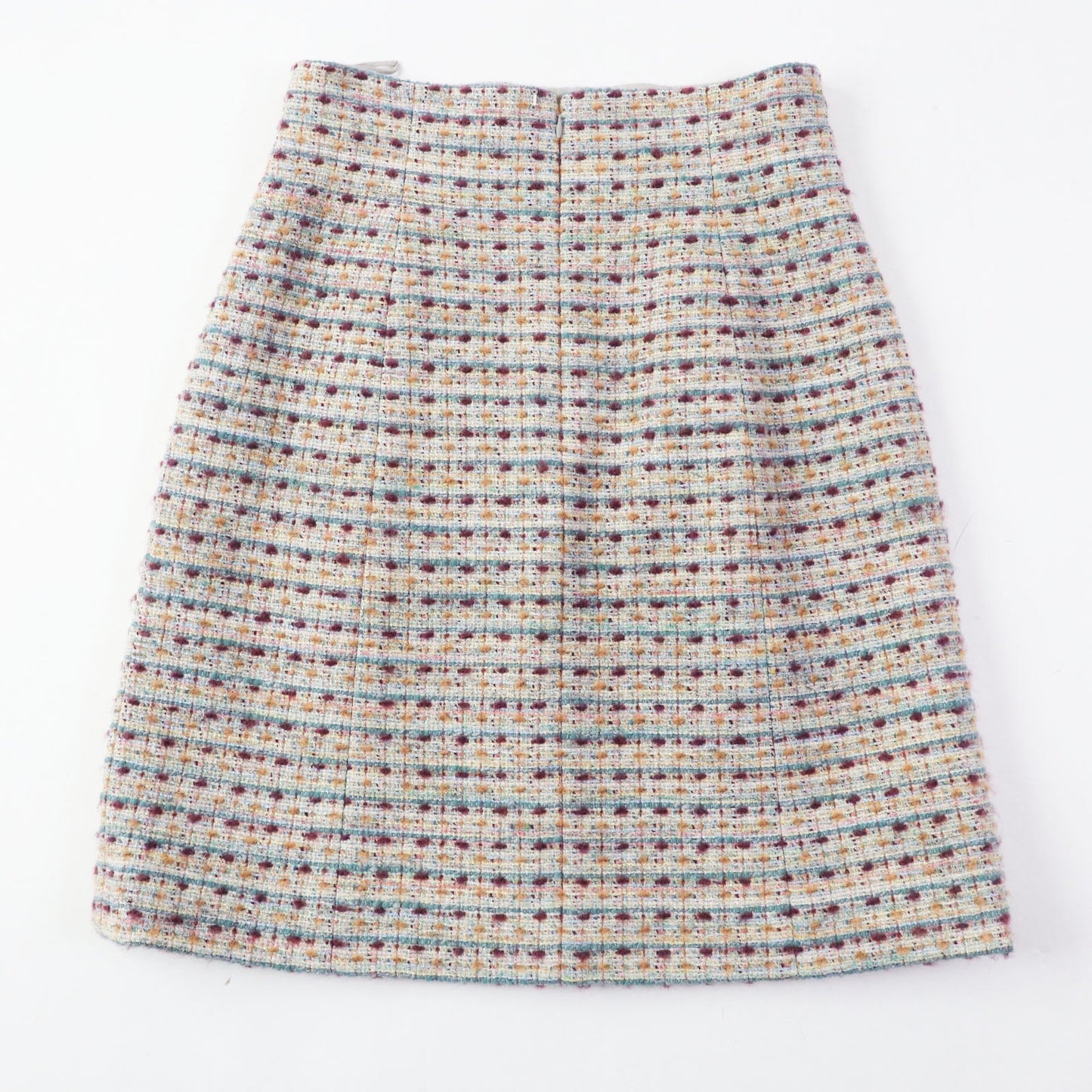 Chanel Wool Tweed Trapezoid Long Skirt Handbag