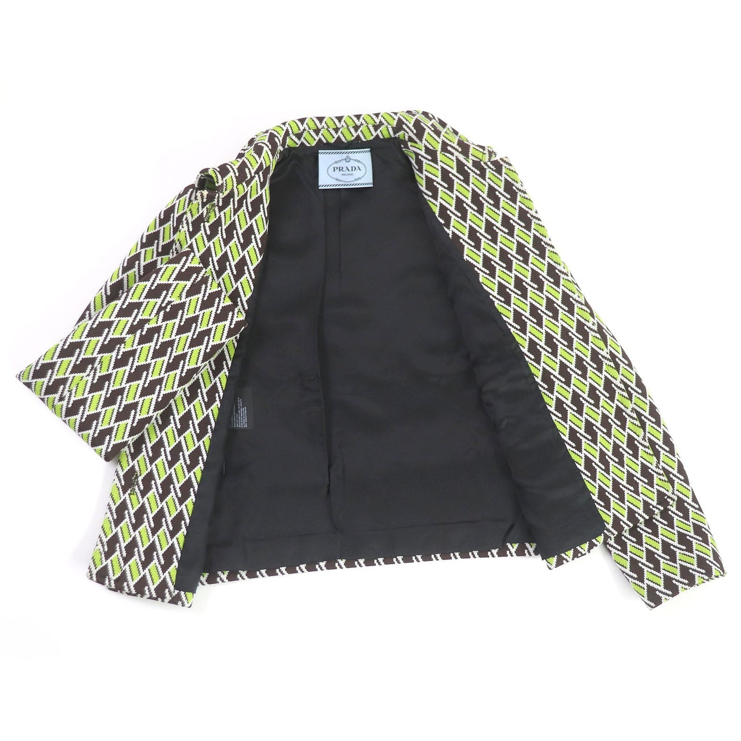 Setup Main: % Polyester, Lining: % Rayon Brown Green Travel Bag