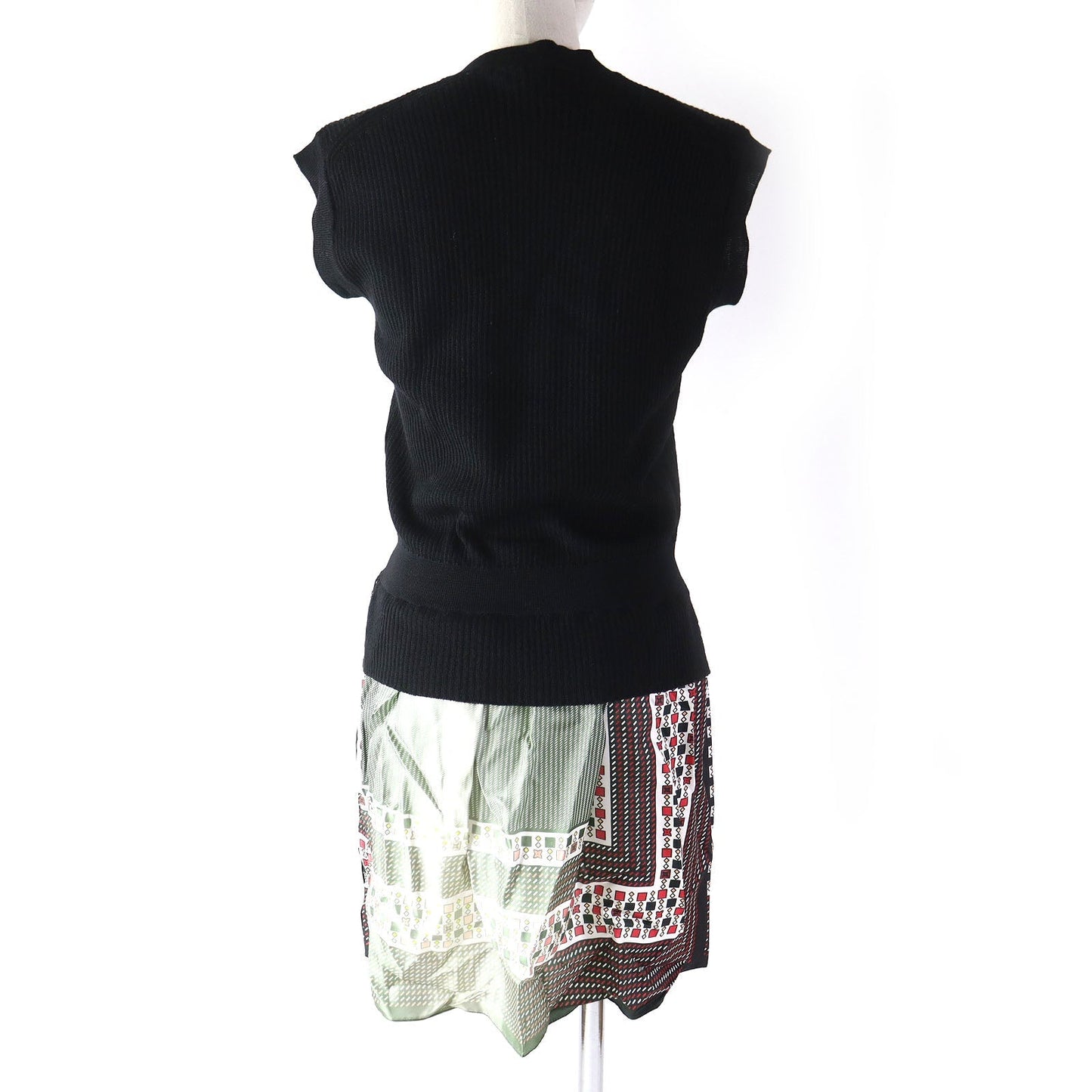 Louis Vuitton one piece Part 100 silk Nylon Wool Black Multicolor Handbag