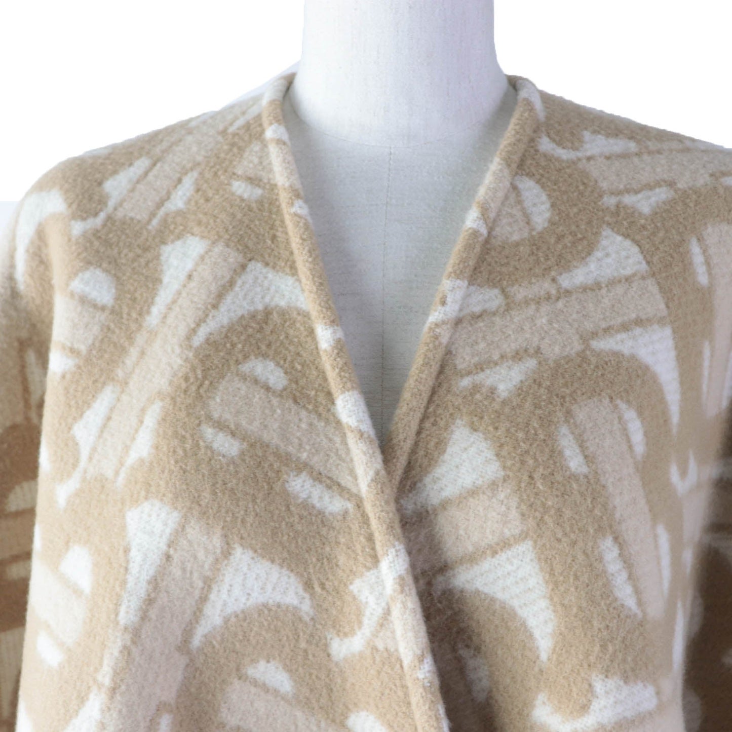 Burberry Poncho Main Wool Main Cashmere Women 137Ï Handbag Beige Travel Bag