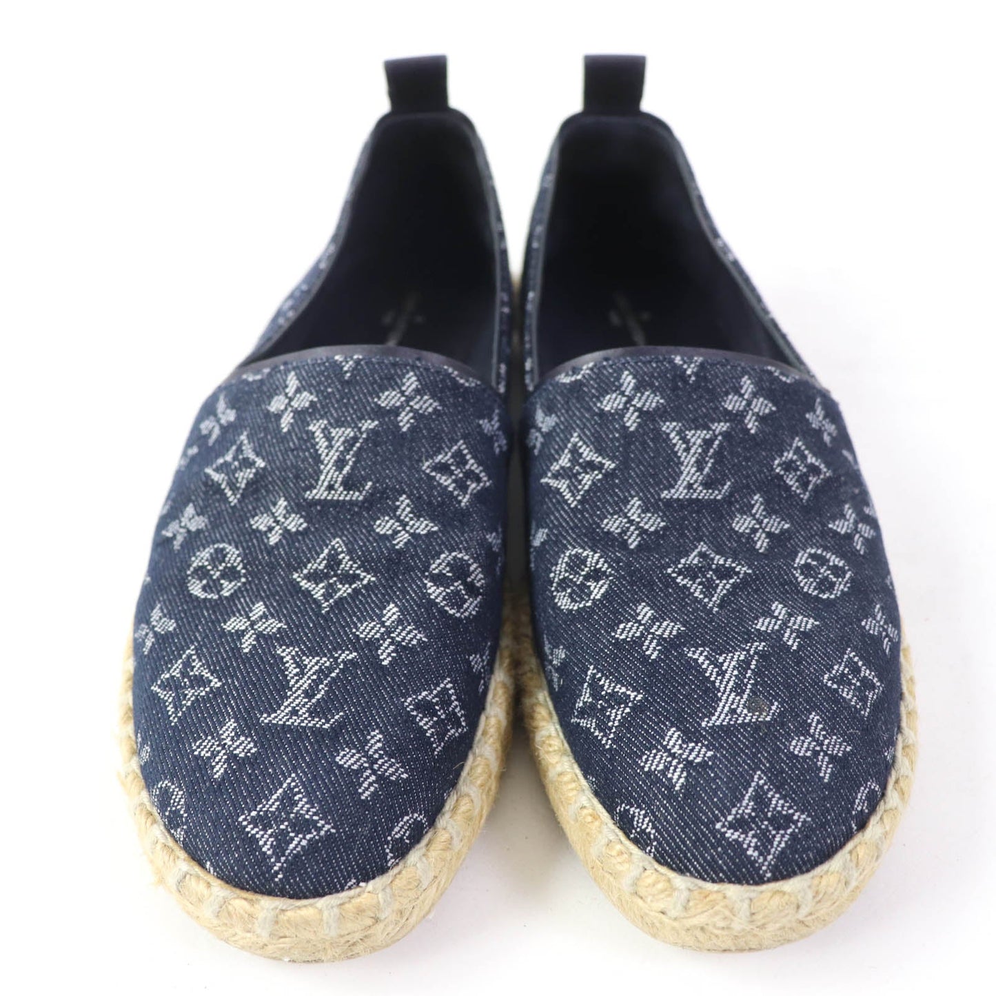 Louis Vuitton Slip-on Indigo 36 Monogram Denim Handbag