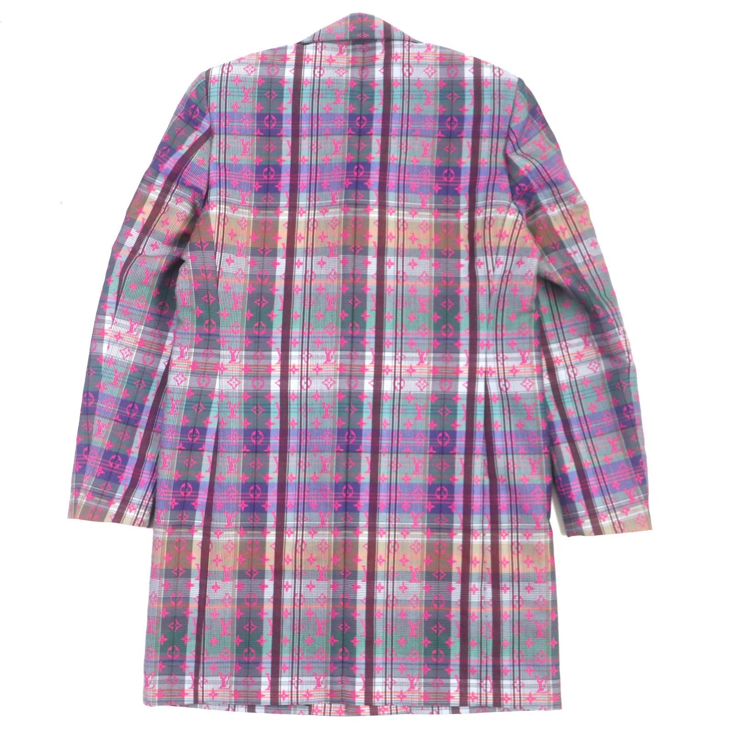 Louis Vuitton Chester coat 35 Polyester 27 Wool Cotton Pink Apparel