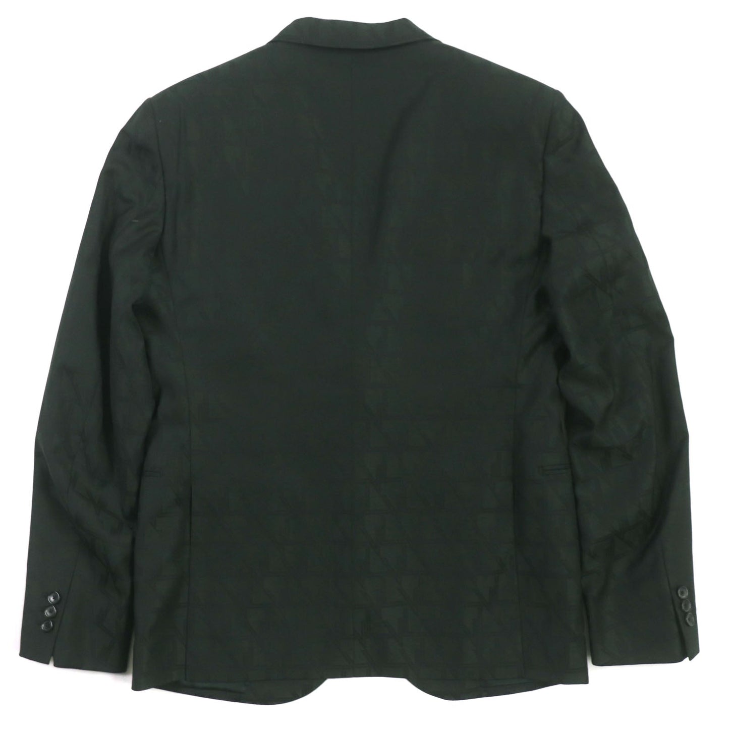 Louis Vuitton tailored jacket HPFJ8E 50 Wool Cotton Green Apparel