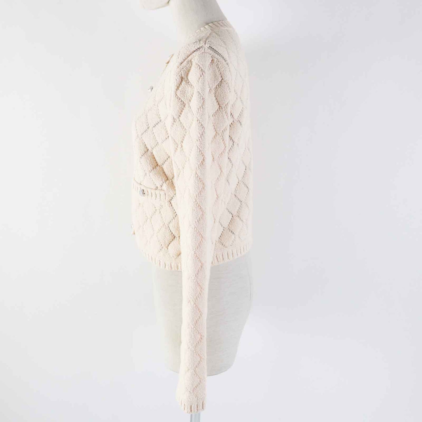 Chanel Cotton Polyamide Cardigan P75071 Bag