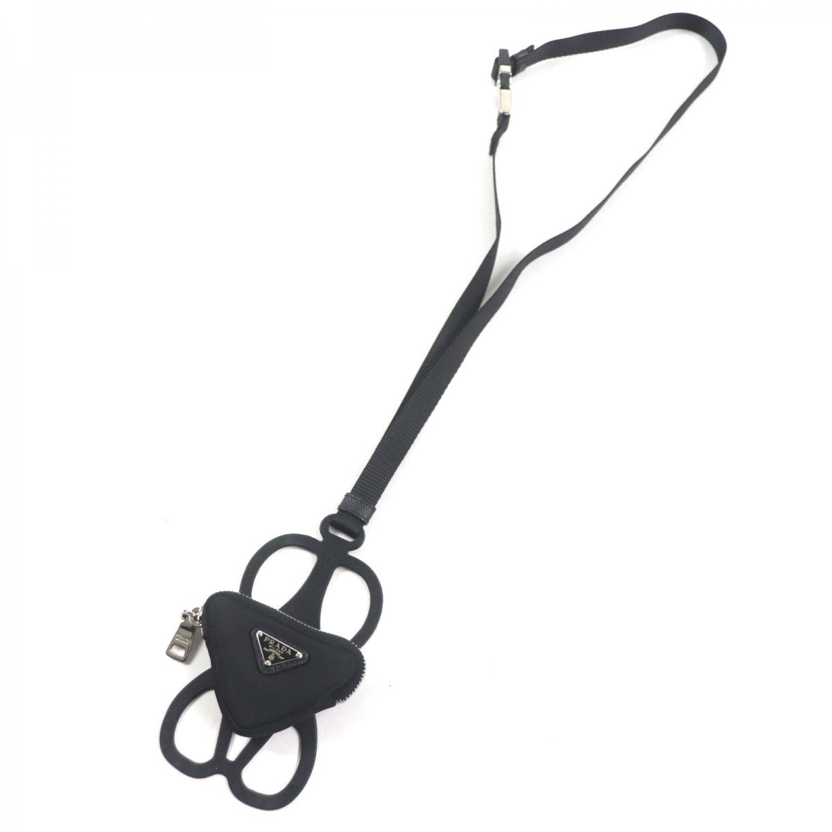 Strap Main: Mens Handbag Nylon Black Travel Bag