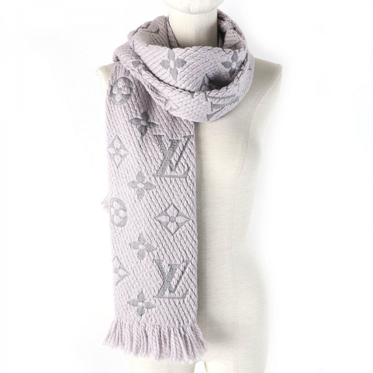 Louis Vuitton Scarf M74742 Wool Logo