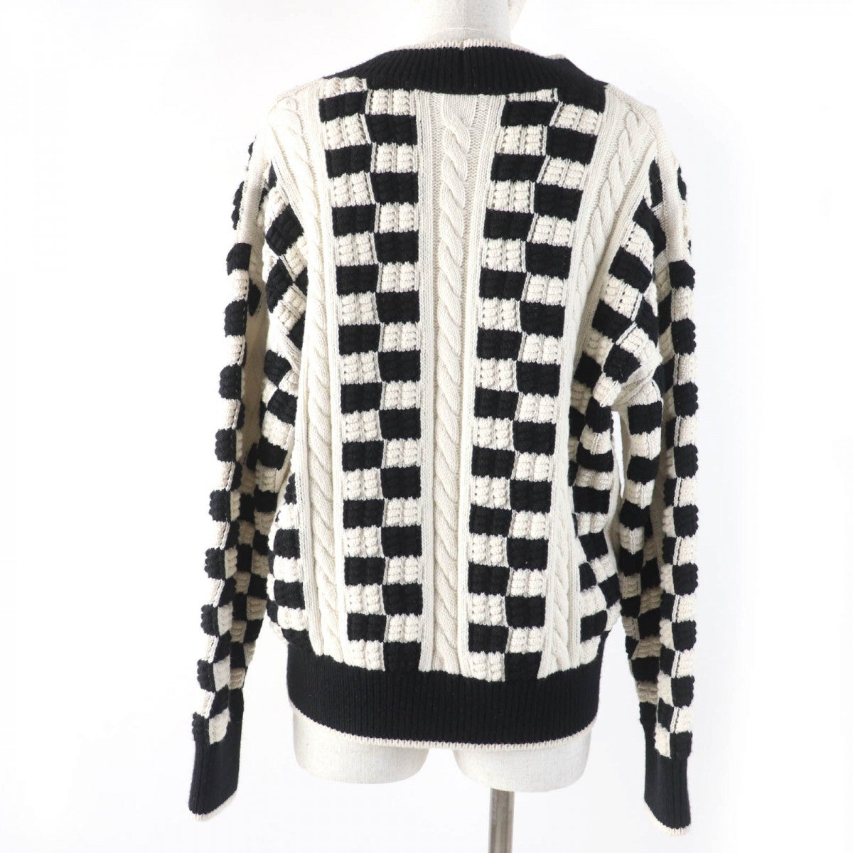 Chanel knit Black White Handbag 2