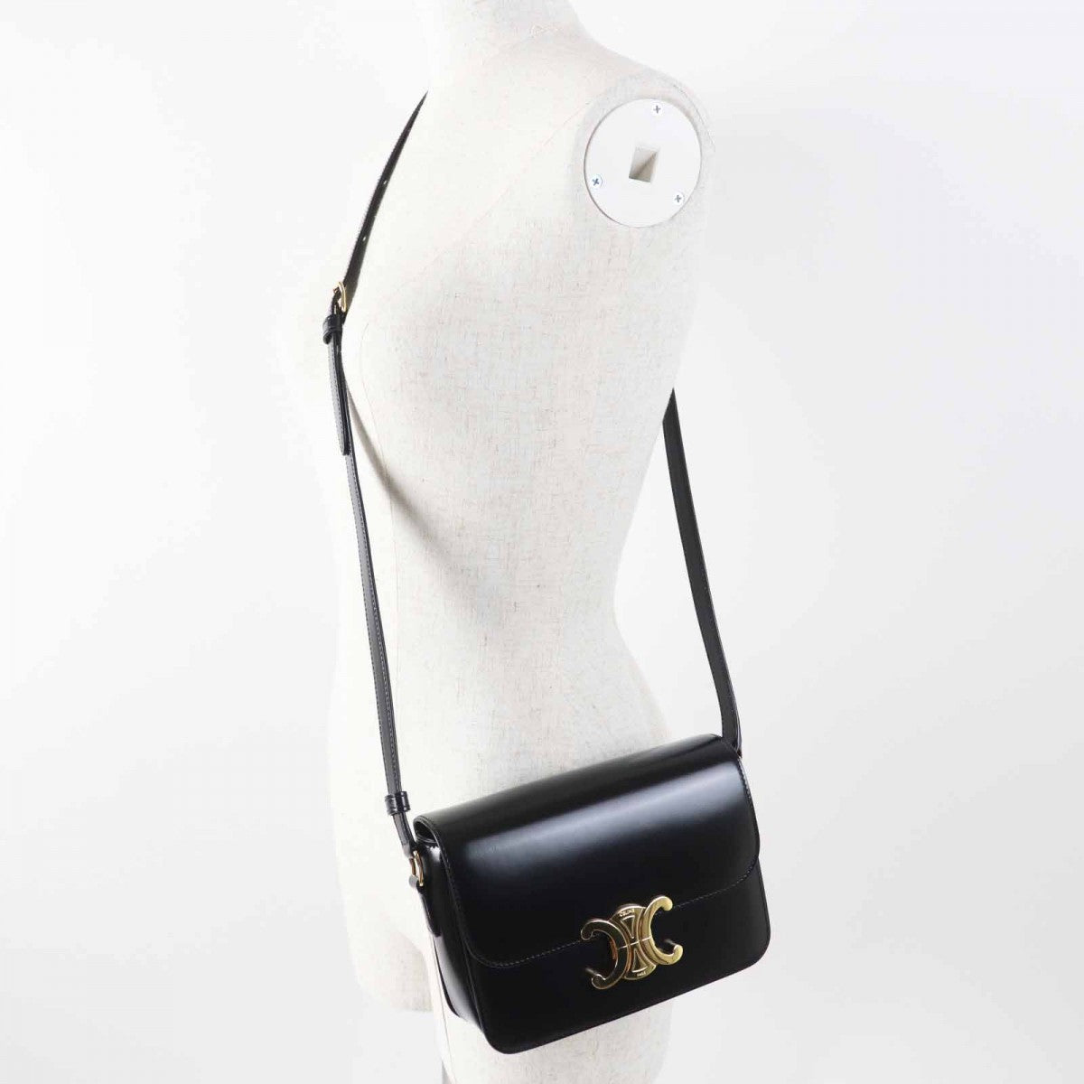 Shoulder Bag Main: Calfskin Teen Triomphe Women Black