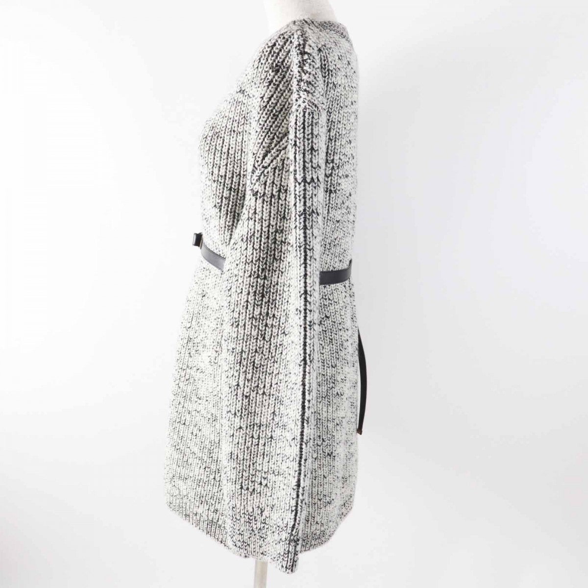 Louis Vuitton knit some parts 50 some Wool Cotton Black White Handbag