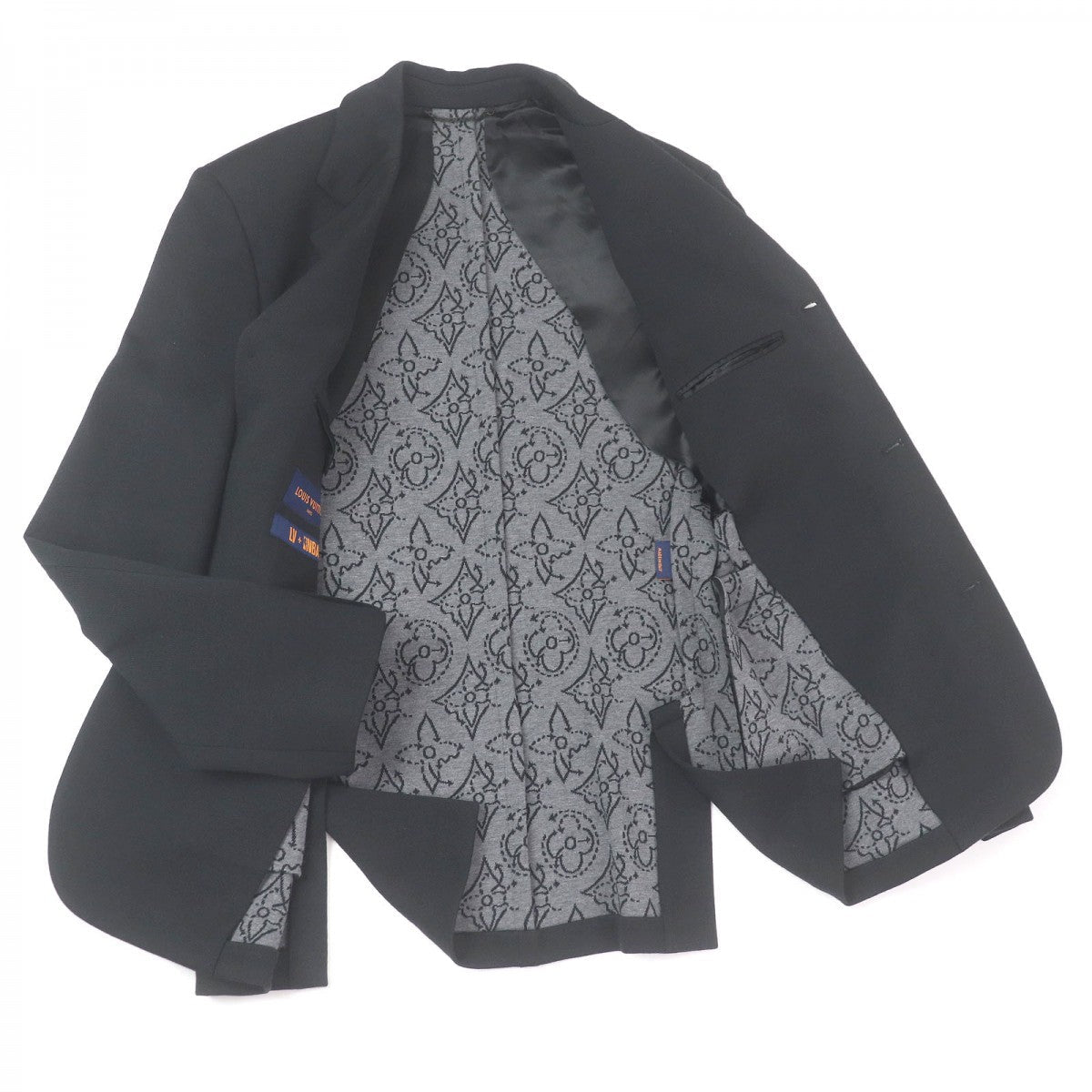 Louis Vuitton tailored jacket Nylon Wool Cotton Black Apparel