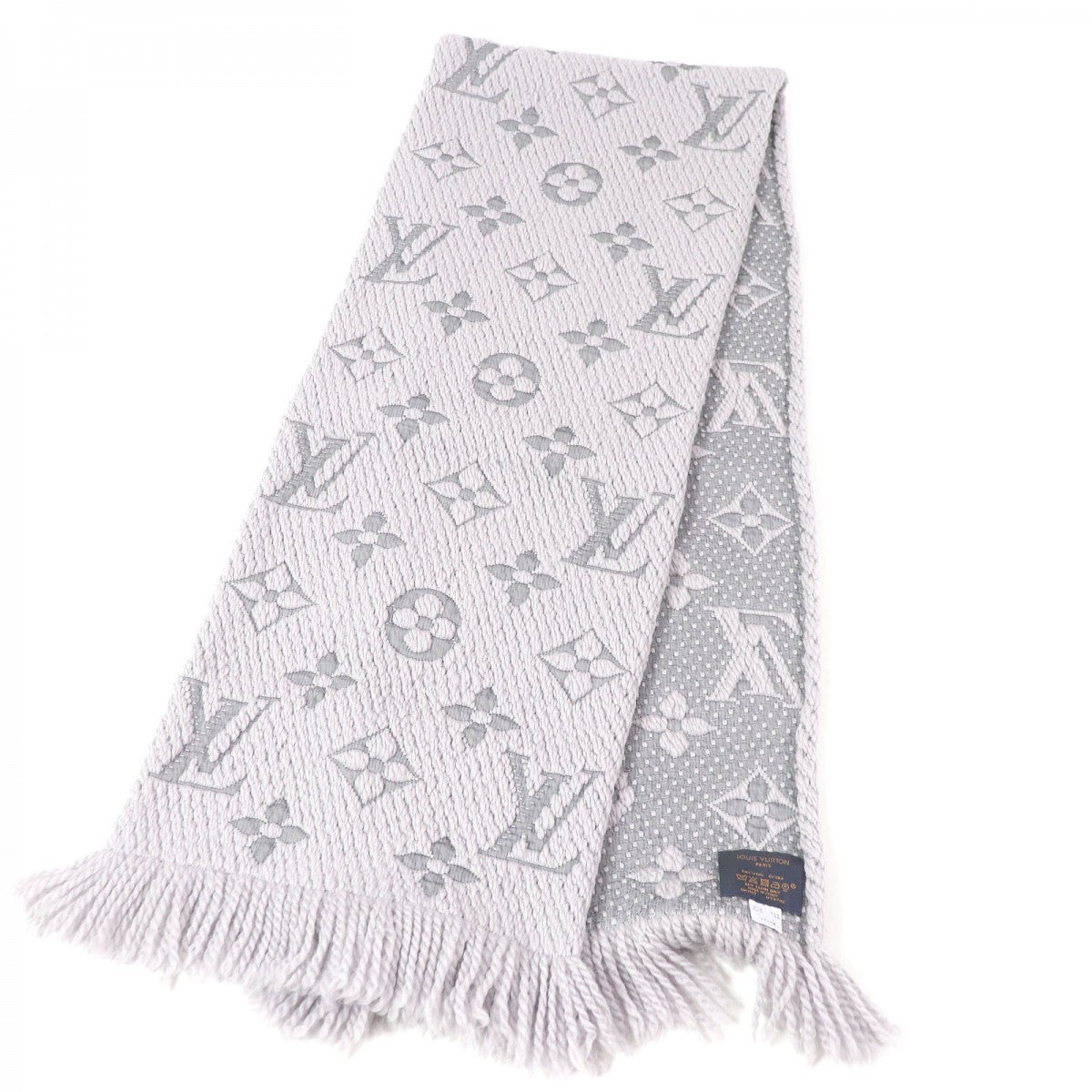 Louis Vuitton Scarf M74742 Wool Gray