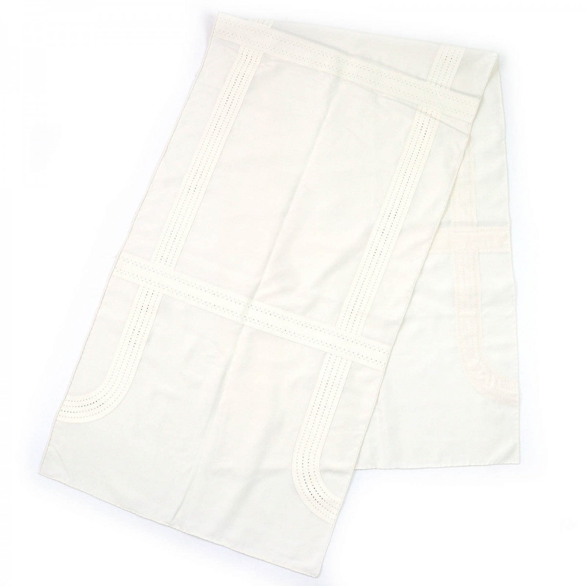 Shawl Main: Silk, Part: Sheepskin Ivory Women Leather Travel Bag
