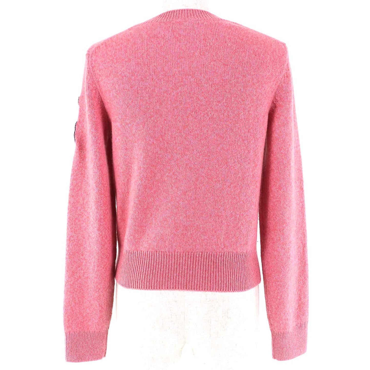 Chanel COCO Mark Guitar Patch Cashmere Knit Sweater