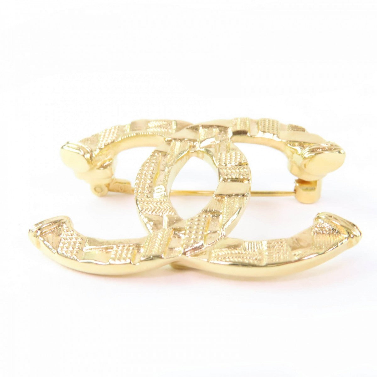 Chanel Brooch ABB103 B23A Plated Gold Handbag