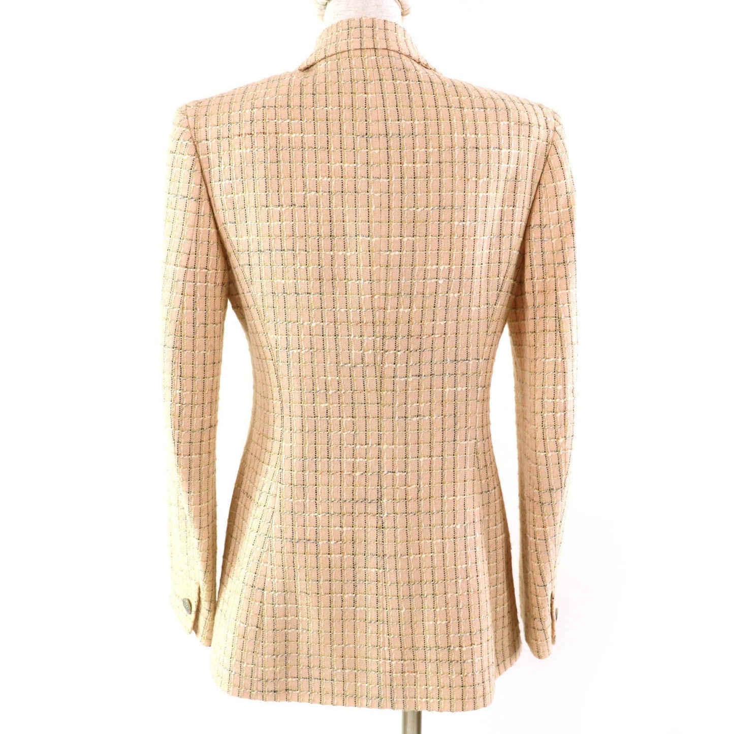 Chanel COCO Mark Button Tweed Wool Jacket