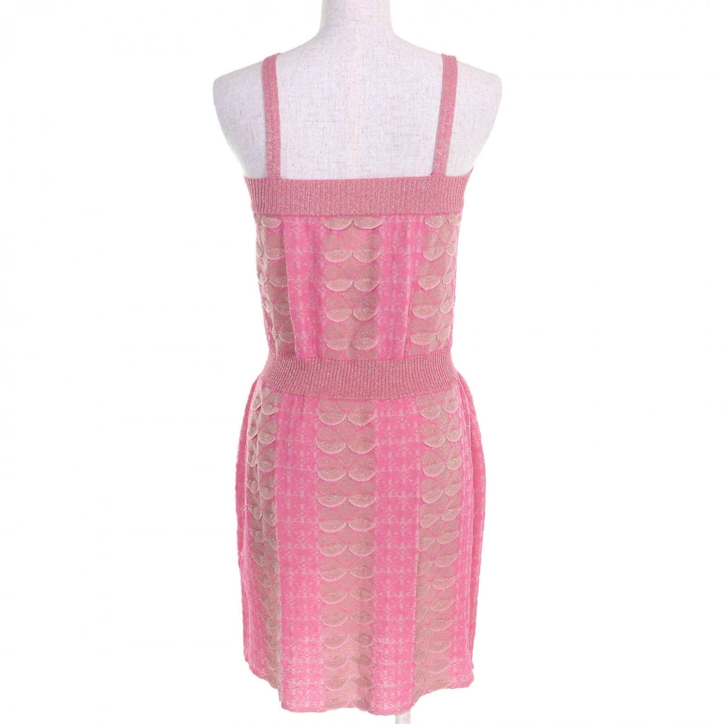 Chanel one piece Nylon 36 Pink Handbag