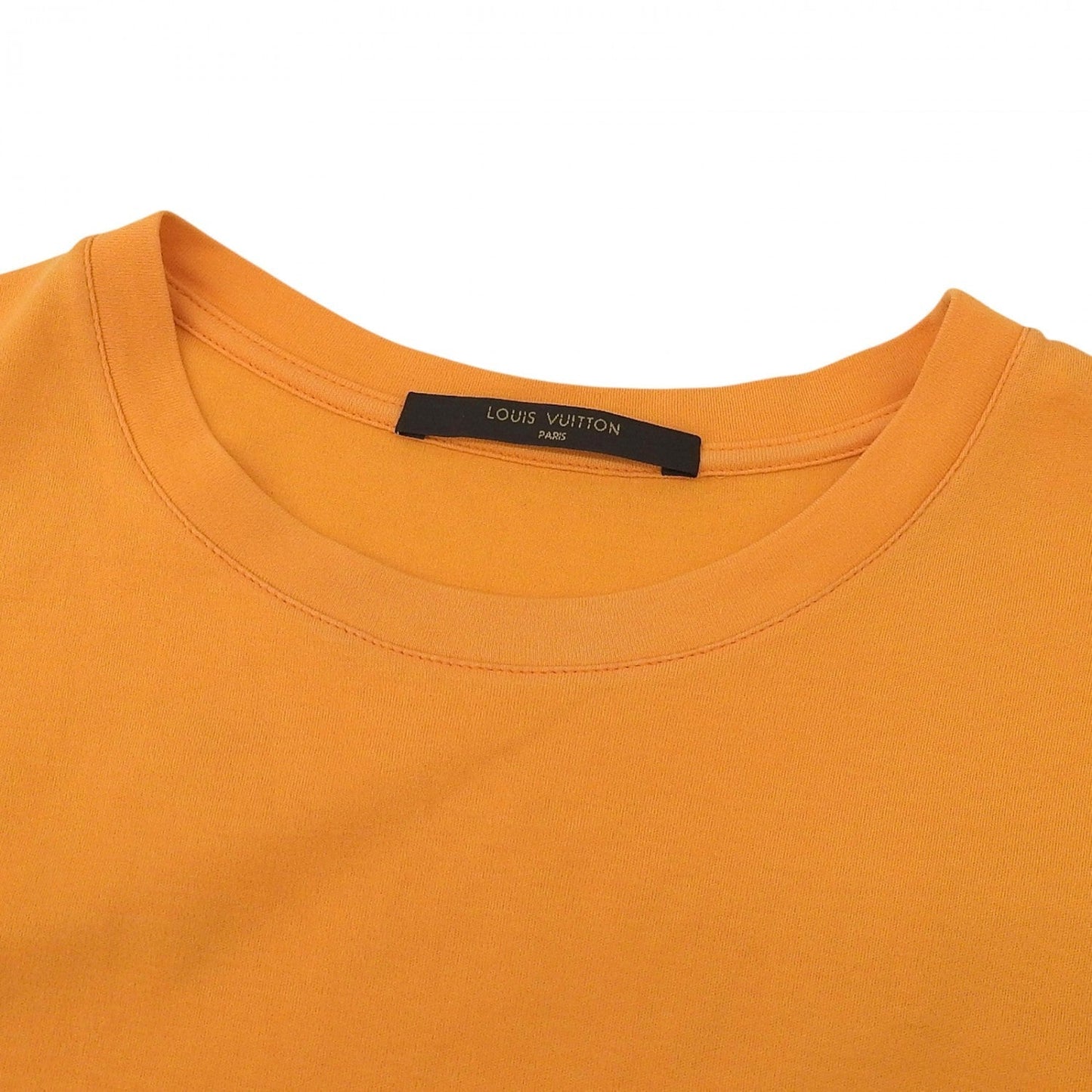 Louis Vuitton Long-sleeved T-shirt S Cotton Orange Apparel