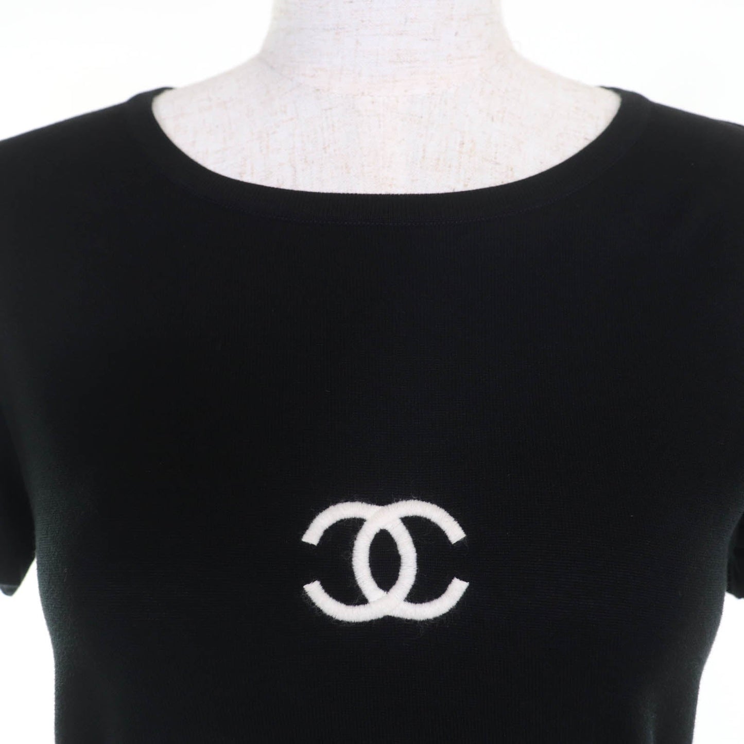 Chanel COCO Mark Cotton Knit Top