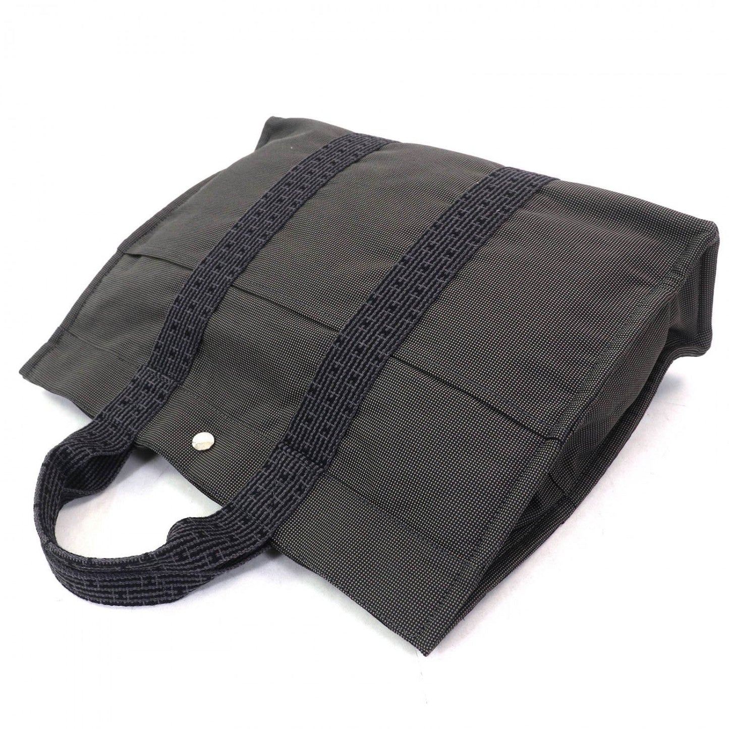 Hermes Tote Bag Polyester Type Her Line Mm Gray