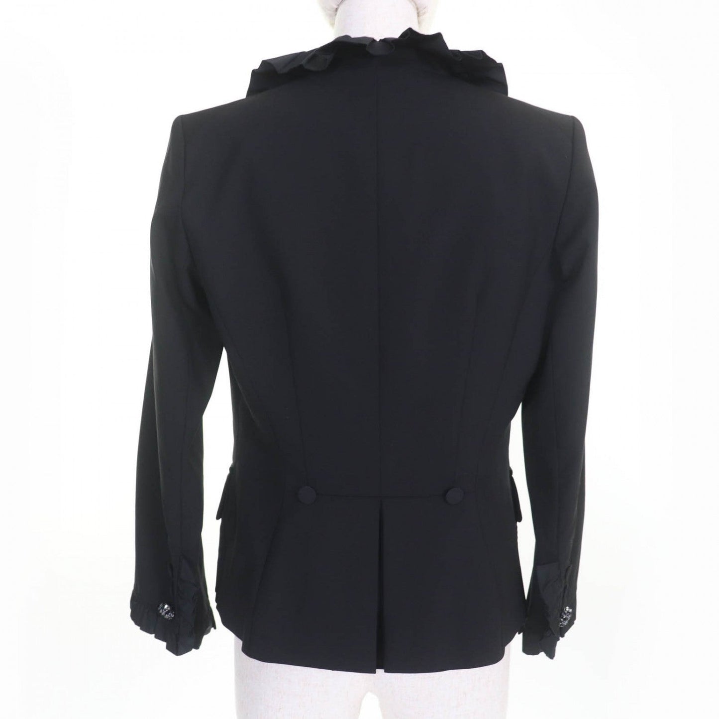 Louis Vuitton Jacket 36 Wool Black Apparel