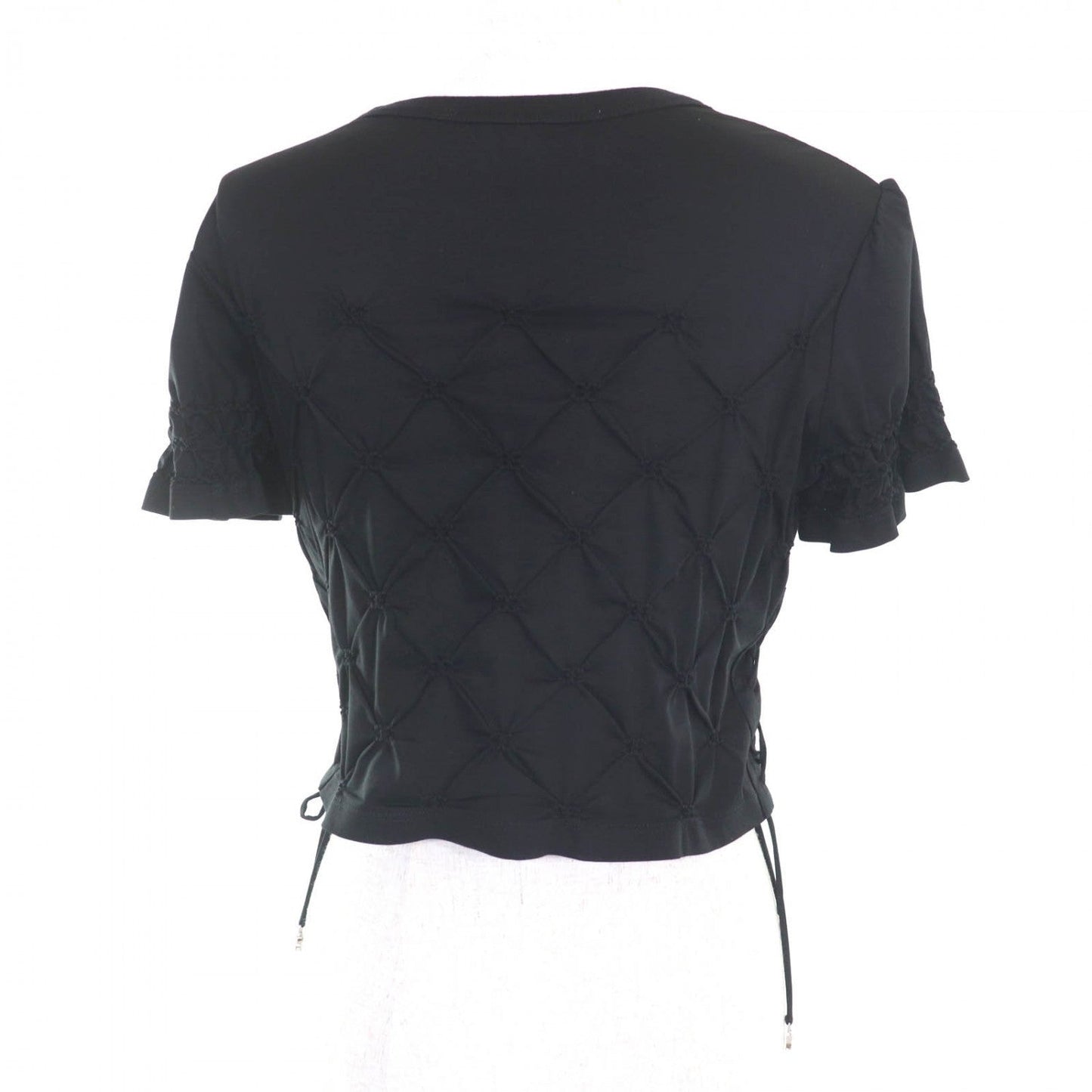 Chanel Cut cotton 38 Black Handbag