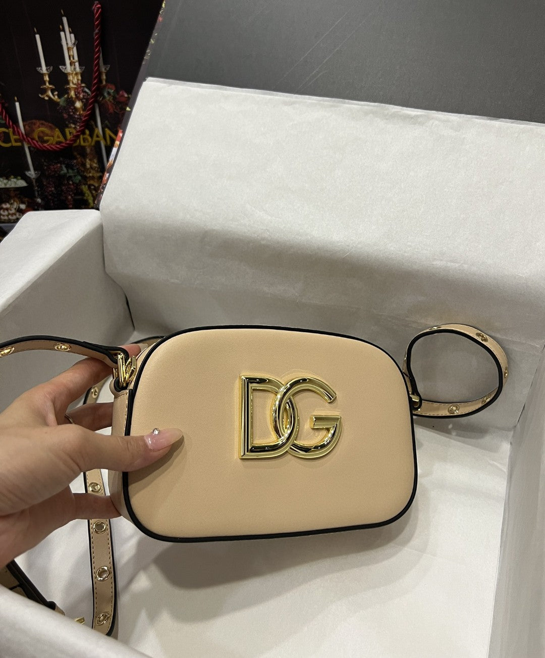 Top Quality7095Aw57680404 Beige Crossbody Bag
