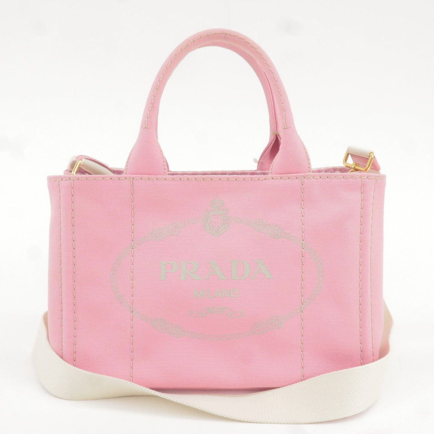 Prada Prada Canapa Mini Canvas 2Way Bag Shoulder Bag 1Bg439 36331 8