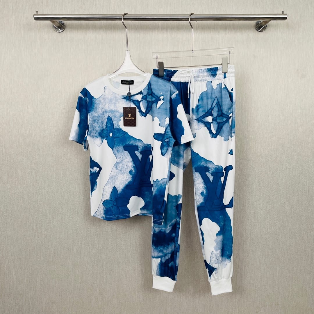 Louis Vuitton Jogger and Tshirts Set