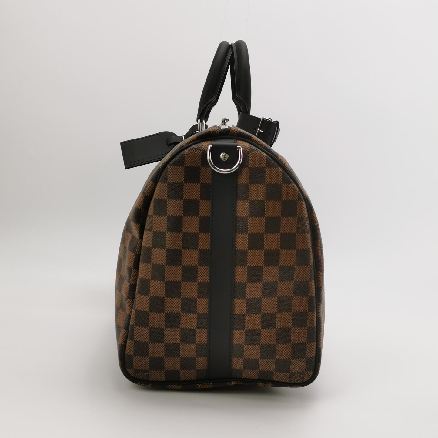 Louis Vuitton Savannah Keepall 45 Bandouliere Giraffe on Brown Canvas Damier Travel Bag