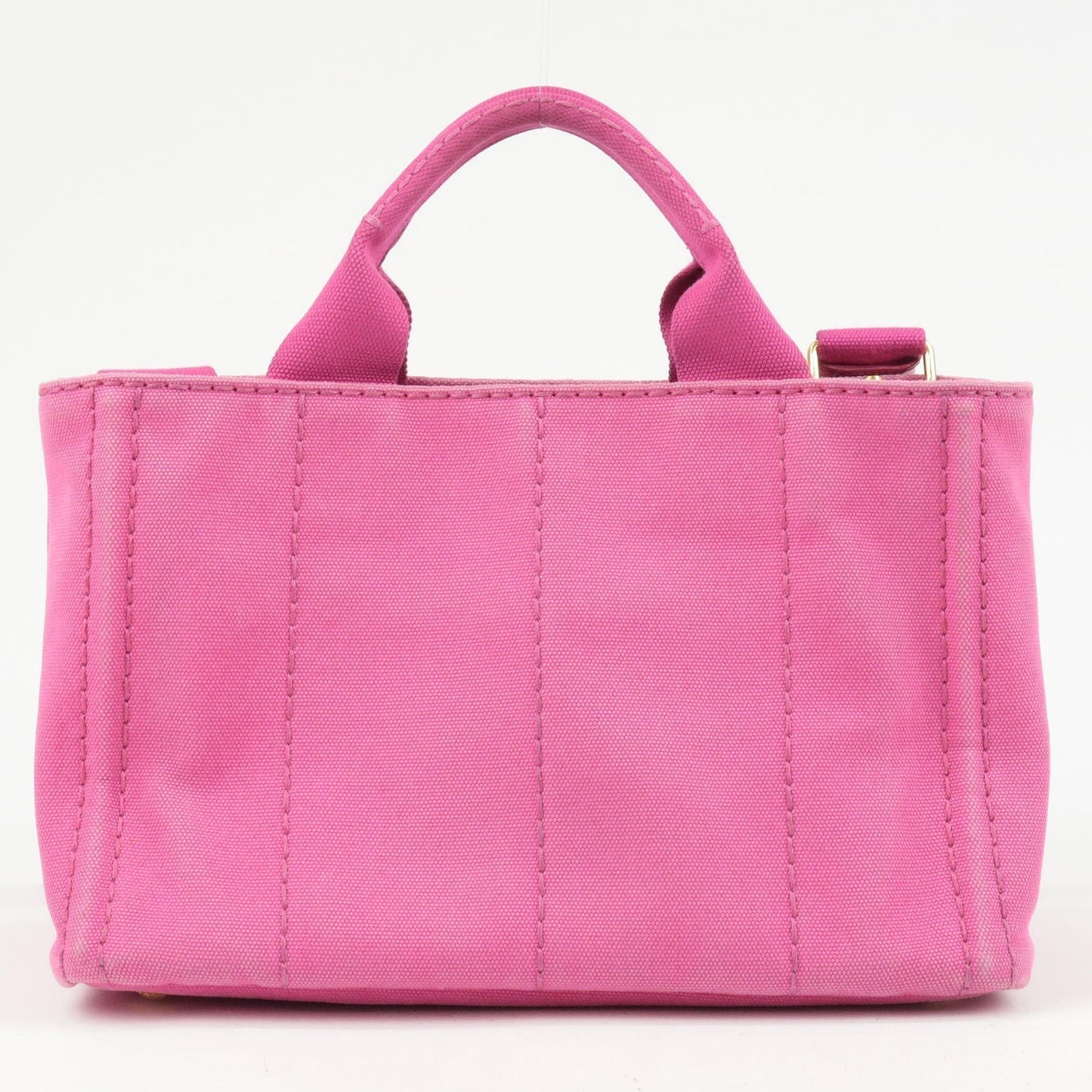 Prada Prada Canapa Mini Canvas 2Way Bag Shoulder Bag Pink 36016 14
