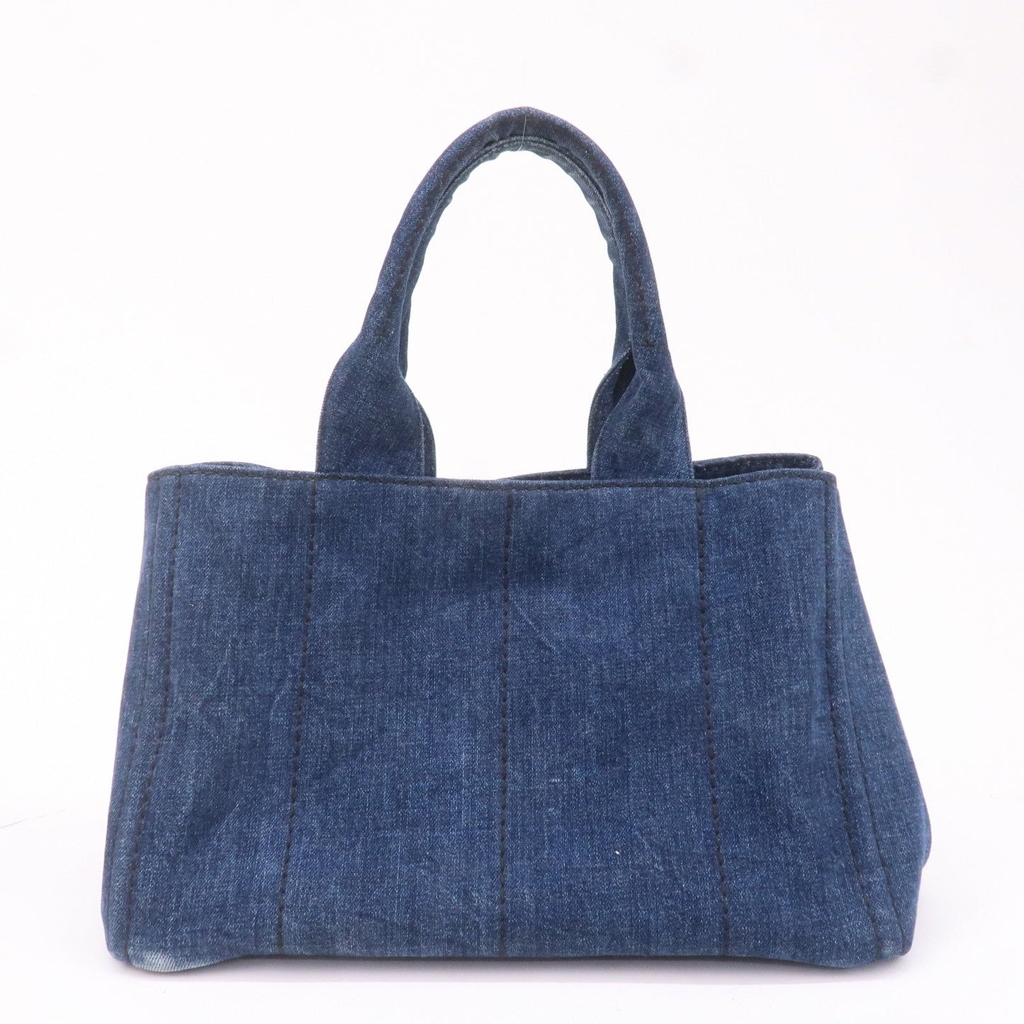 Prada Prada Canapa Logo Hand Bag Tote Bag Blue