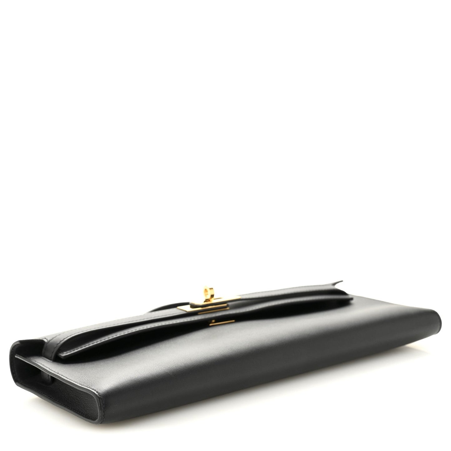 Hermes Swift Kelly Cut Clutch Pochette Black Clutch Bag