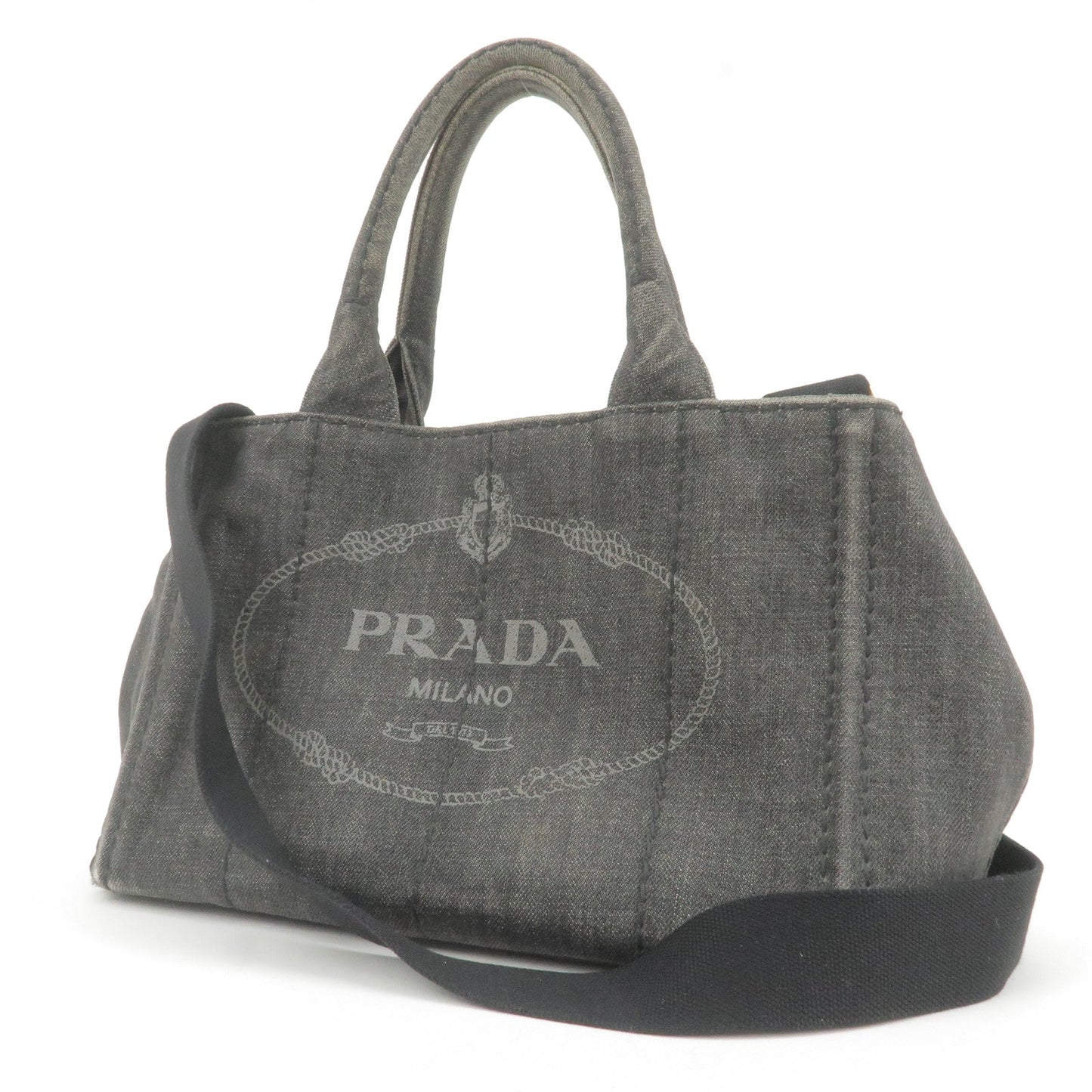 Prada Prada Logo Mini Canapa 2Way Bag Hand Bag Travel Bag
