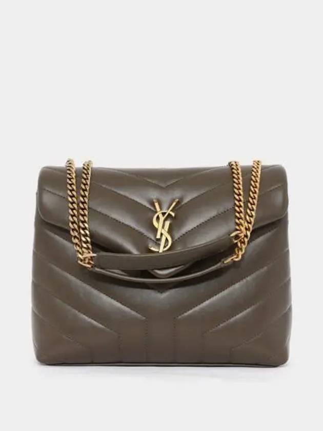 YSL Saint Laurent Saint Laurent Trending Bronze Loulou Small Shoulder Leather Matelasse Shoulder Bag