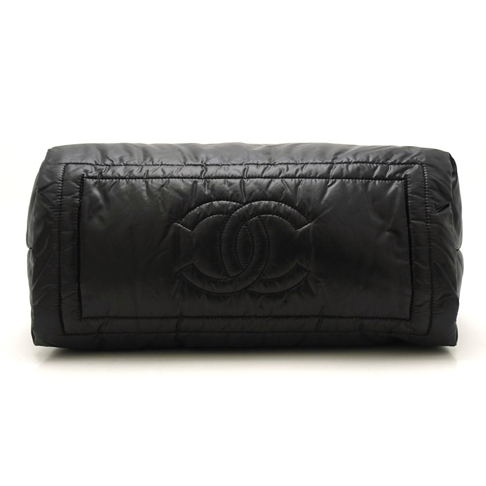 Chanel Coco Coon Tote Bag Nylon Black