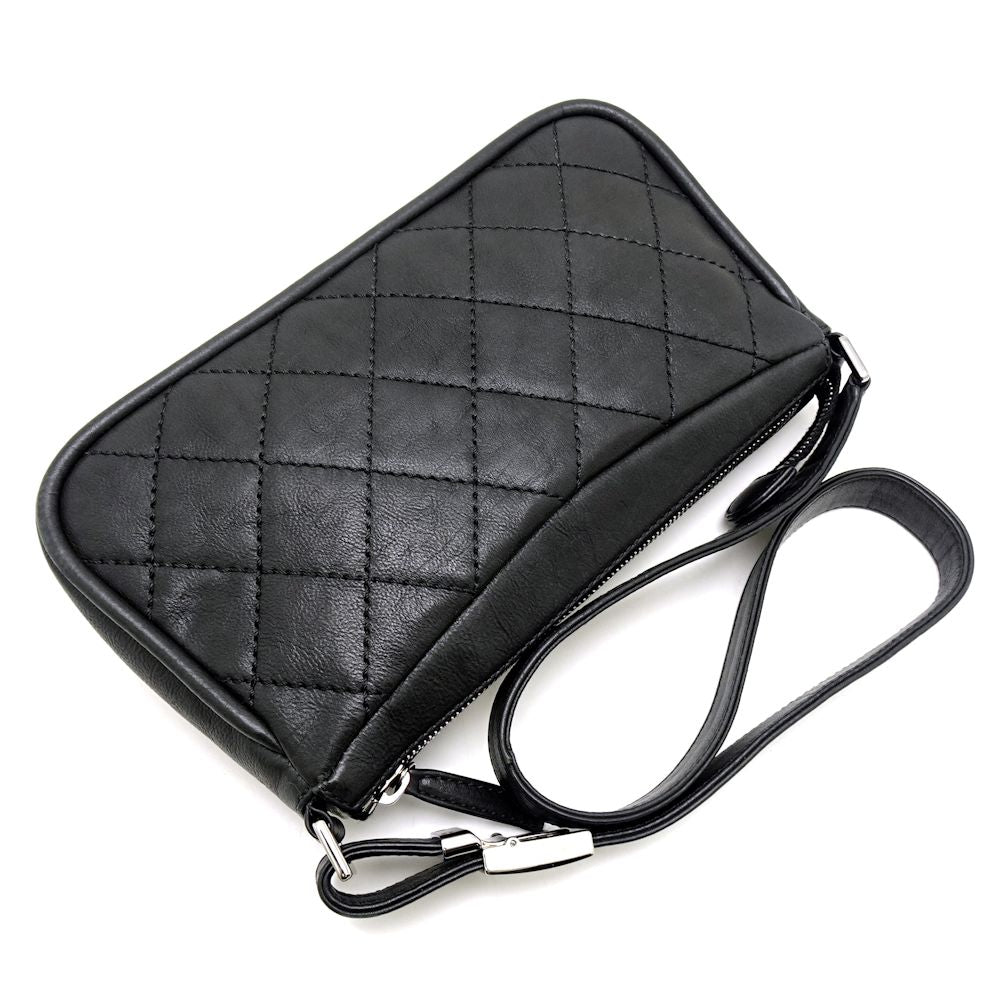 Chanel One Shoulder Bag Leather Matelasse