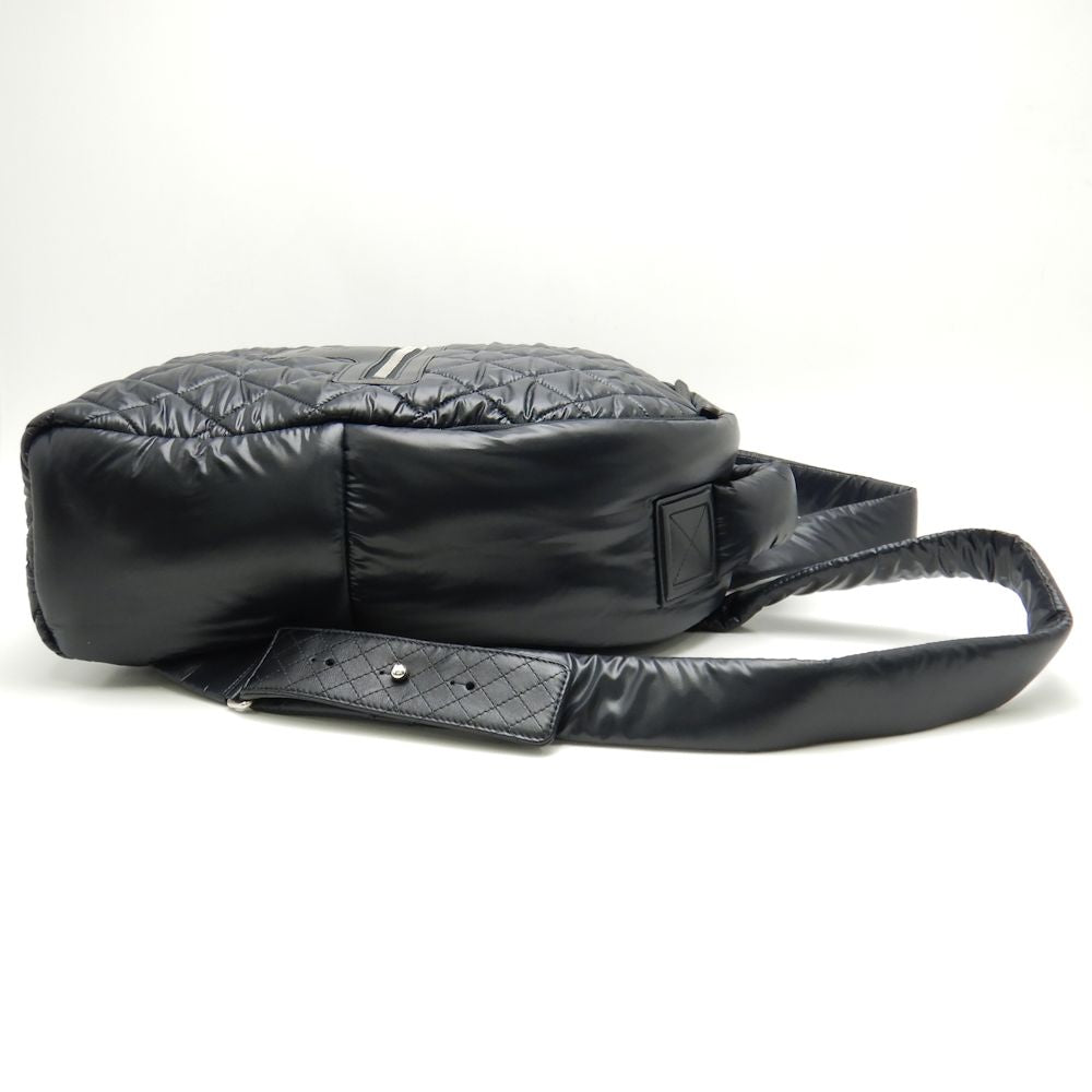 Chanel Coco Coon Daypack Backpack Nylon Black