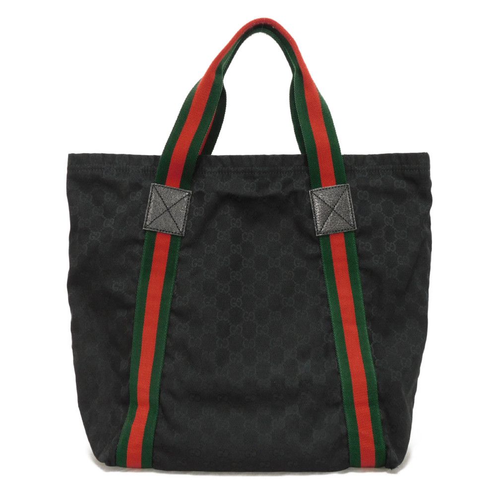 Gucci Calf Tote Bag Leather Canvas