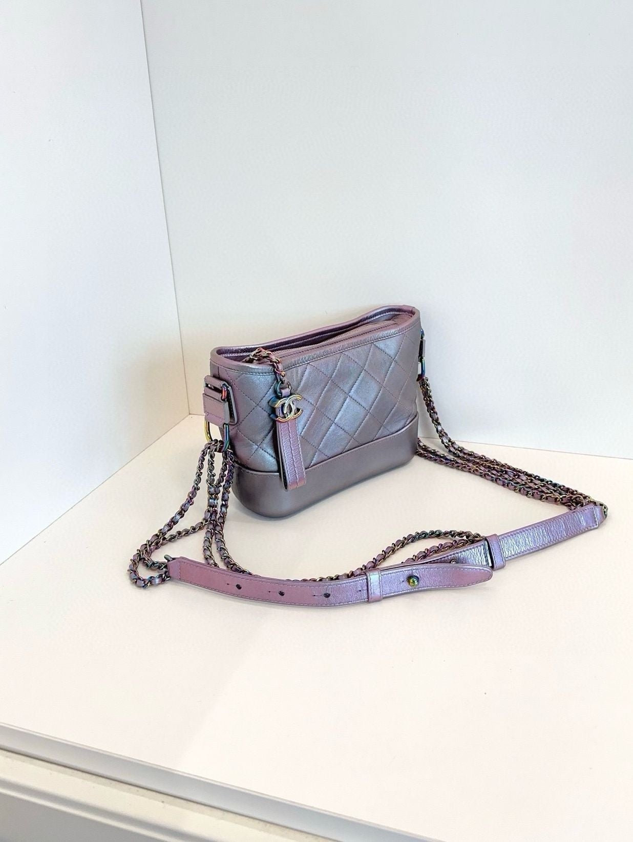 Chanel Gabrielle small bag *cm shining purple