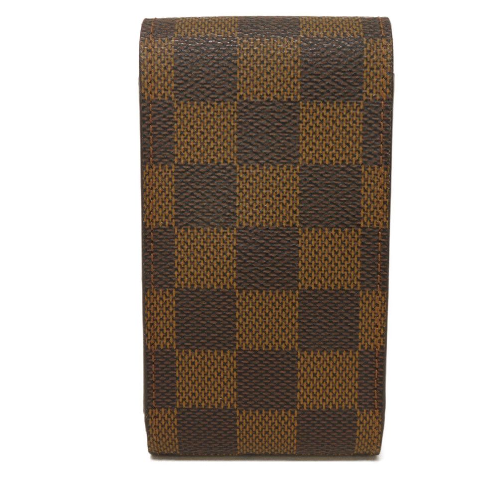 Louis Vuitton Cigarette N63024 Damier x grain Leather Canvas Brown Handbag
