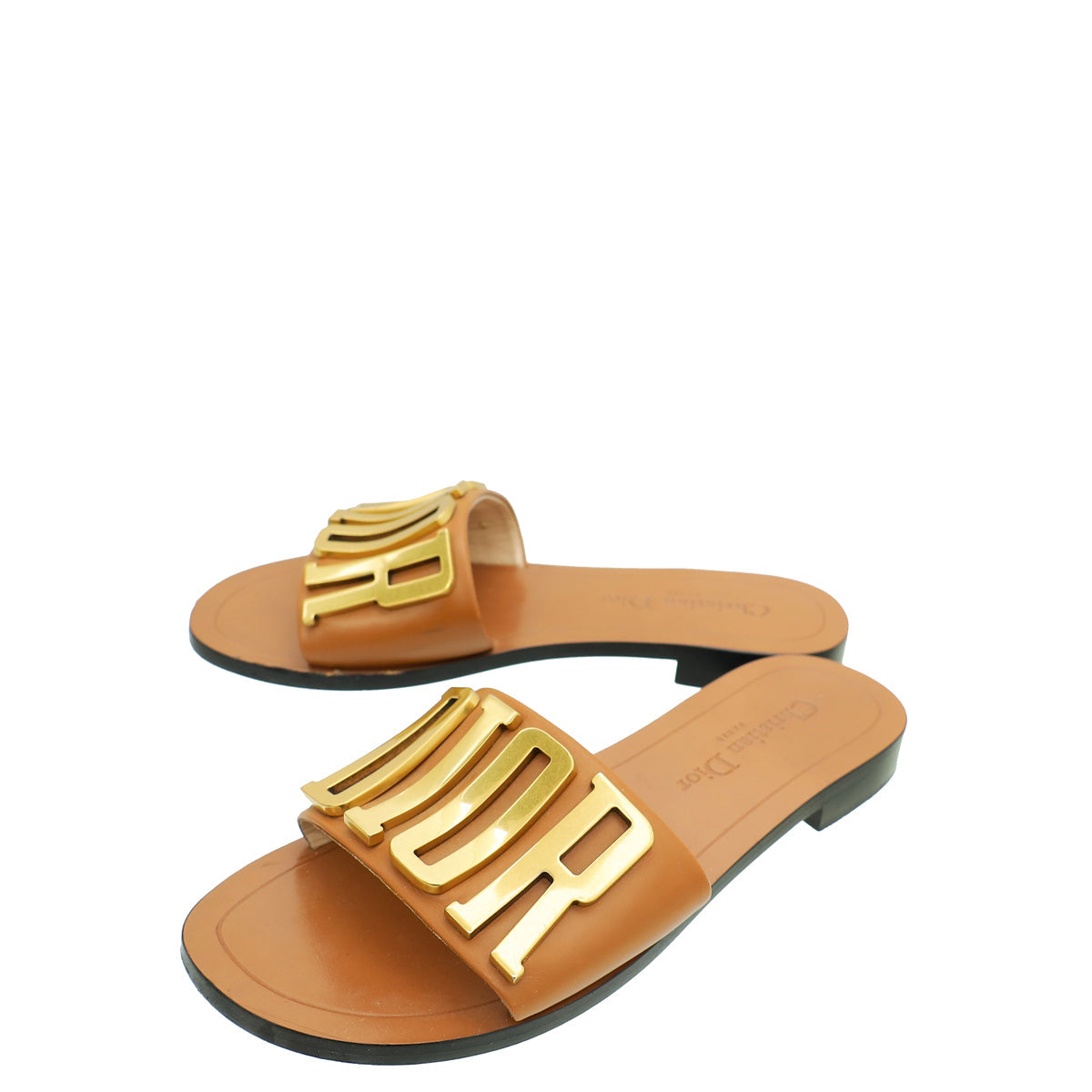 Dior Shoe Christian Dio r evolution Slide Sandals 36 Brown Shoes