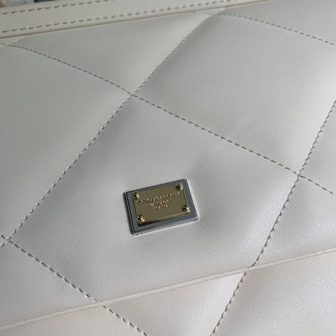 Top Quality Sicily Bag In For Women Quilted White Travel Bag