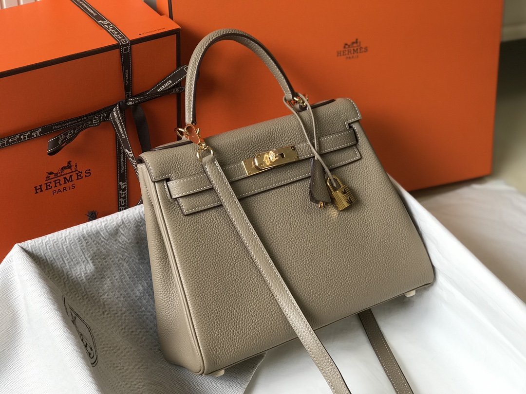 Top Quality Kelly Etoupe Togo Bag For Shoulder Bag