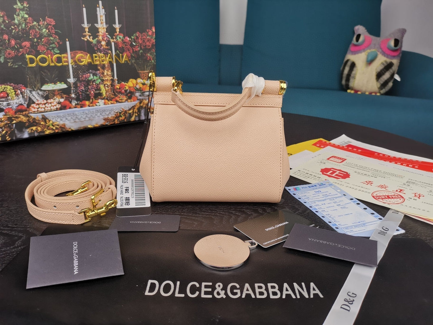 Sicily Dauphine Pale Top Quality7116A100180414 Pink Small Travel Bag