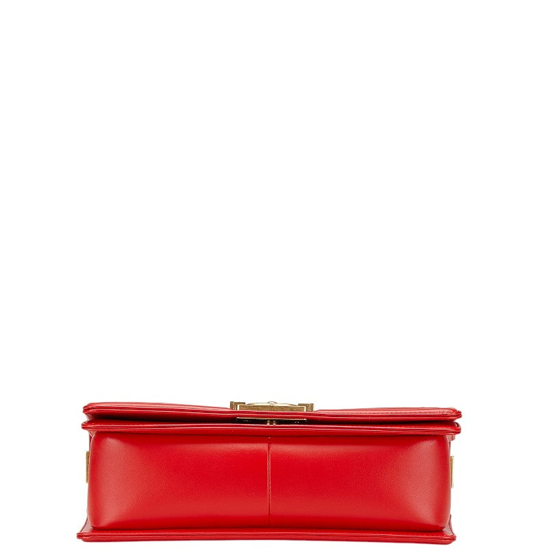Chanel Boy Chanel Lambskin Python Shoulder Bag