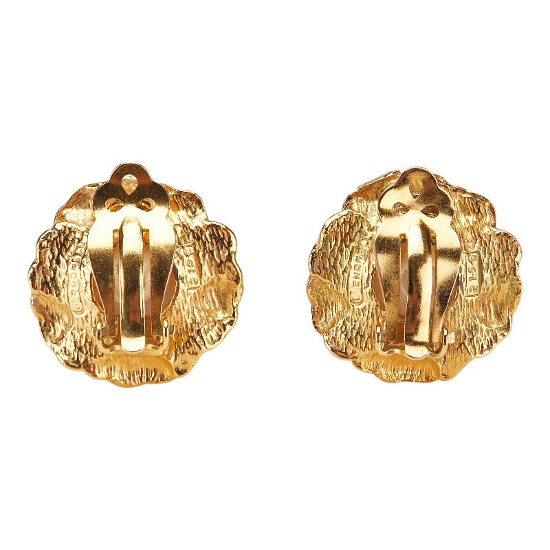 Chanel Coco Mark Flower Earrings