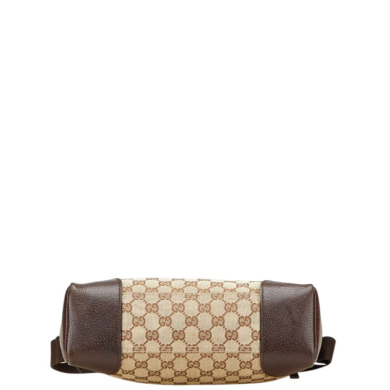 Gucci Shoulder Bag Leather Canvas 37
