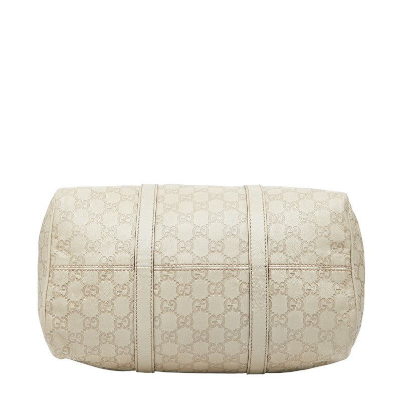Gucci ssima Handbag Leather Travel Bag