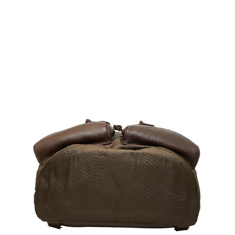 Prada Backpack Leather Nylon
