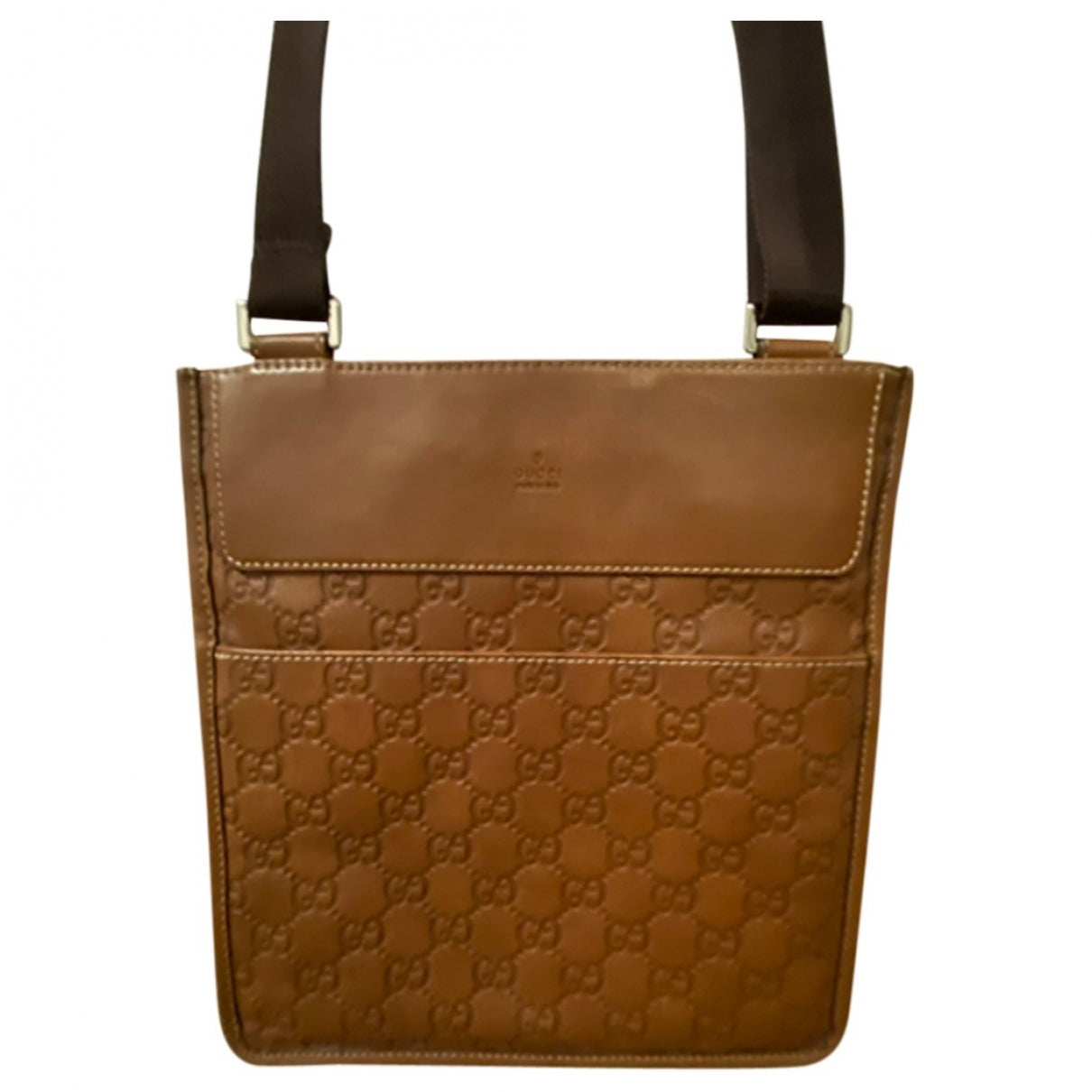 Gucci brown leather bag
